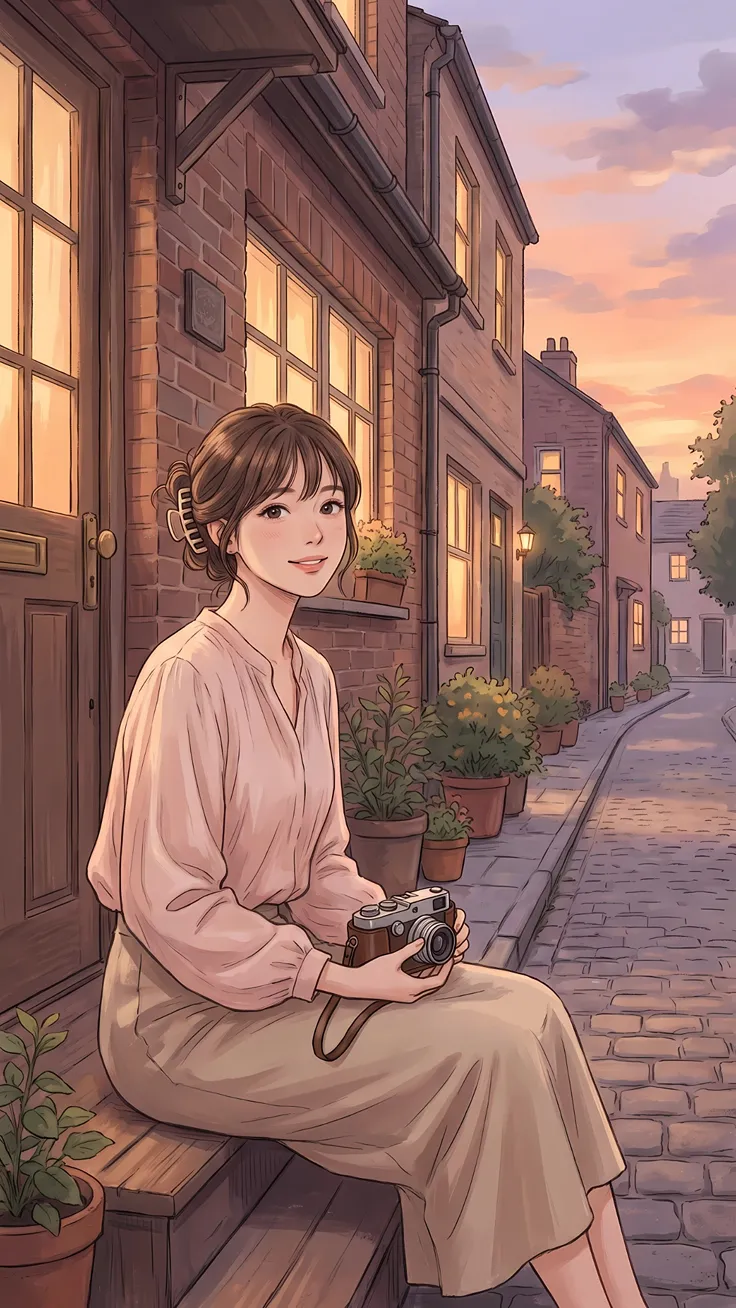Golden Hour Slice of Life  Cozy Anime Aesthetic Collection