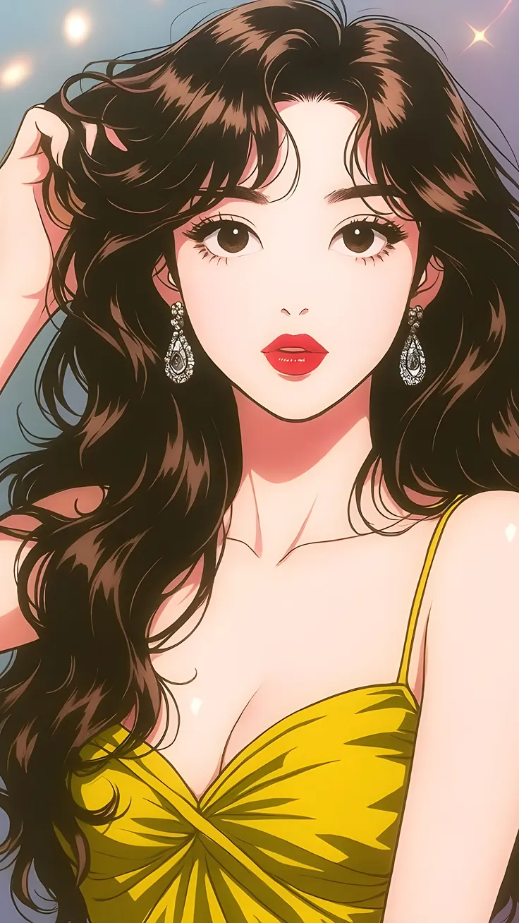 Beautiful fashionist girl anime 