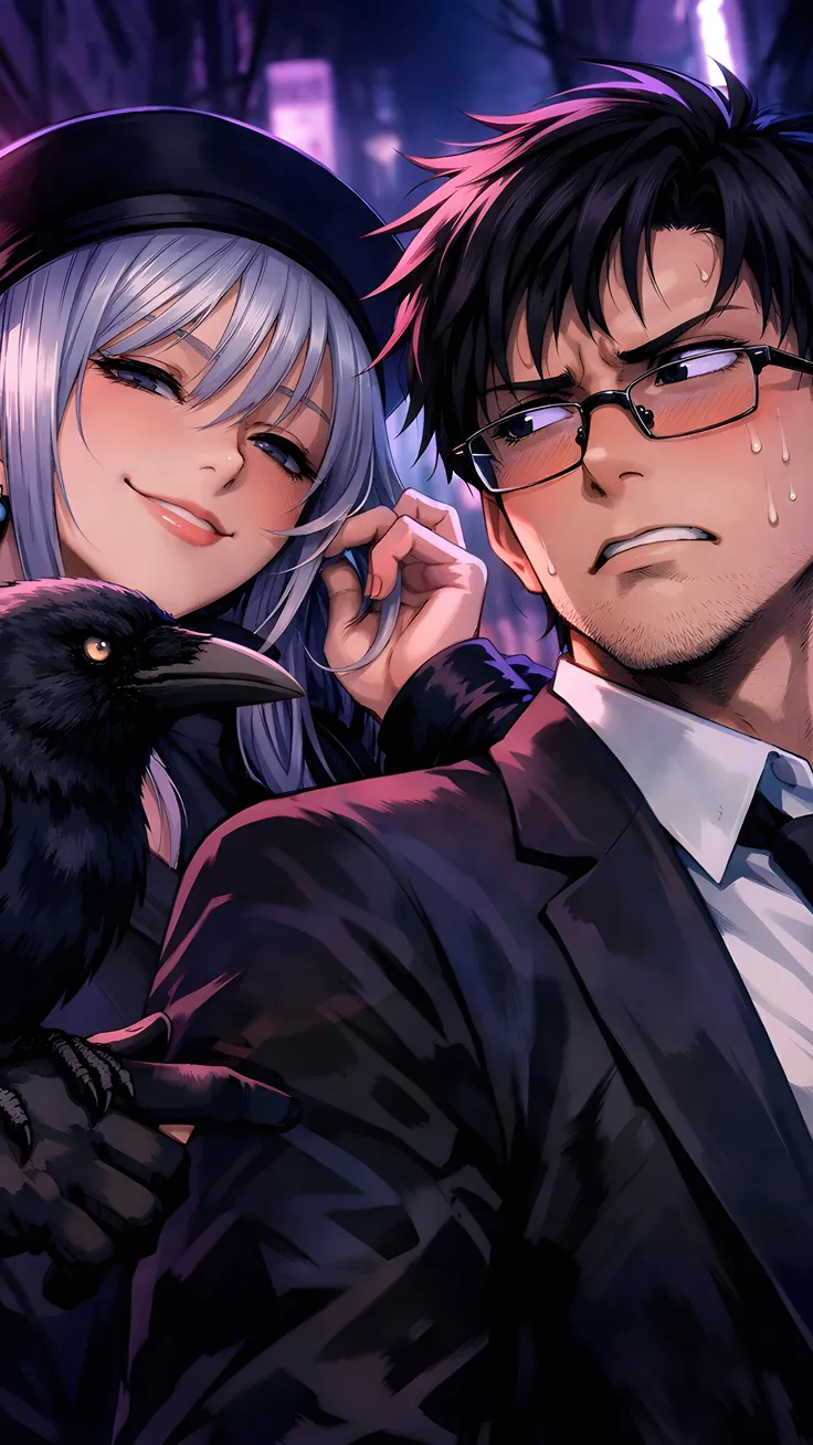 Anime fan art of Mei Mei and Atsuya Kusakabe from the series Jujutsu Kaisen.