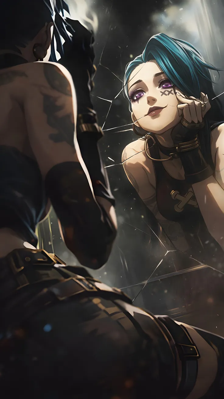 jinx fan art (Arcane)