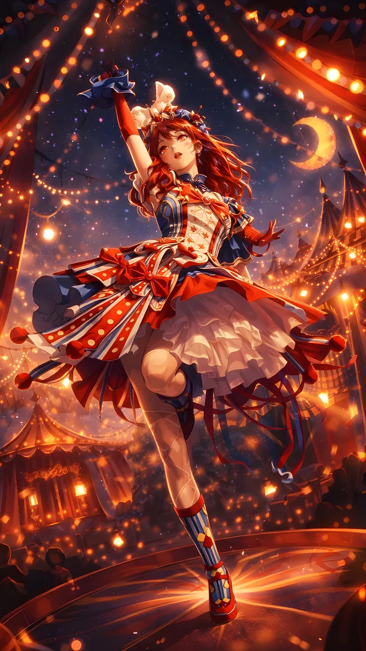 Anime Art Circus Performer