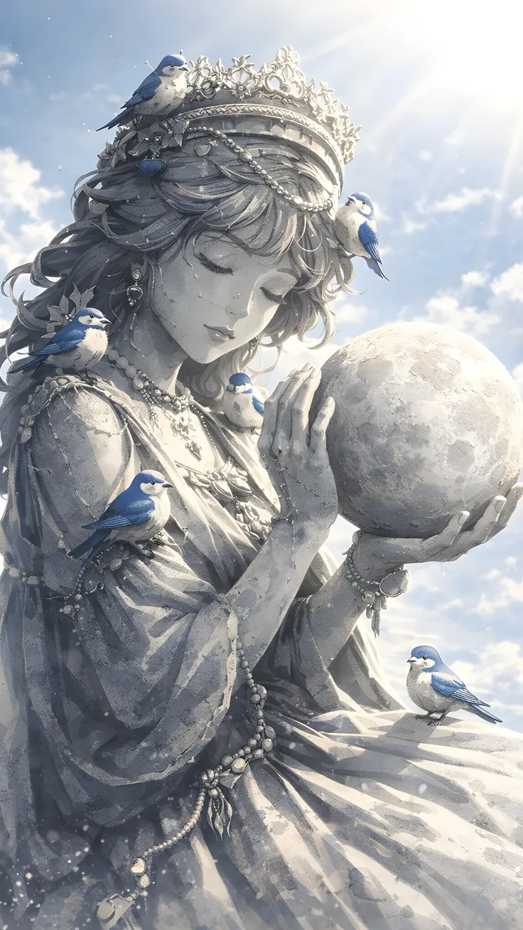 Anime Ai Art The Stone Queen's Lullaby