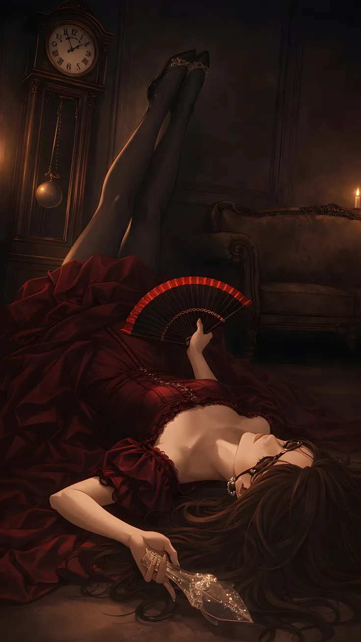 Anime elegance gothic girl Ai 