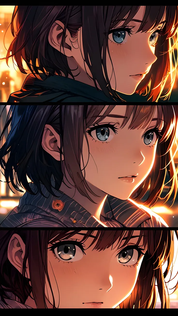 Anime girl with blond hair ai