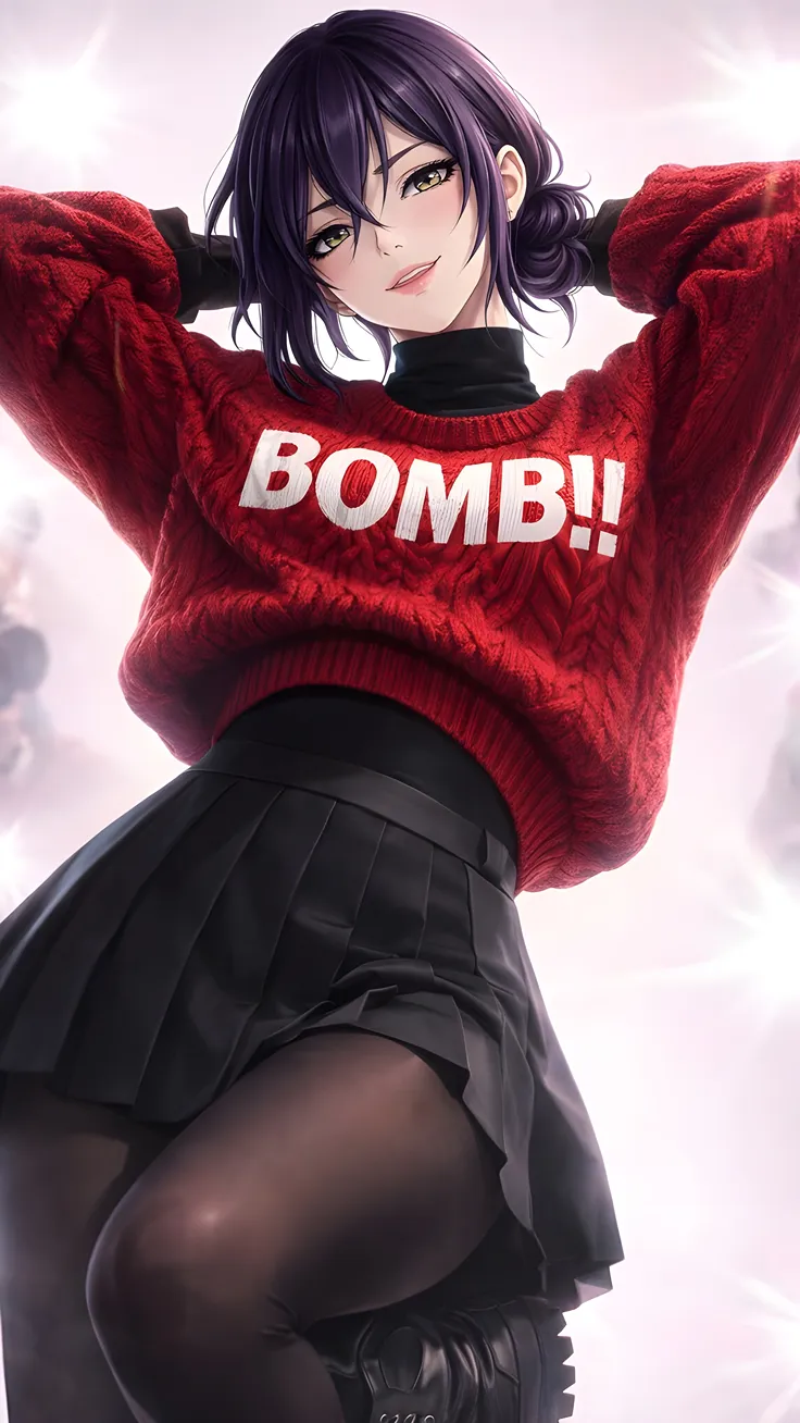 Anime character as model reze ai