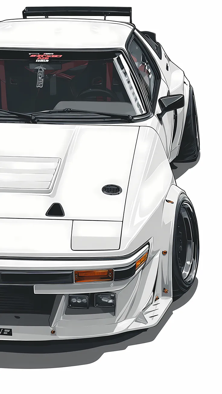 Toyota supra 1980 with a widebody kit