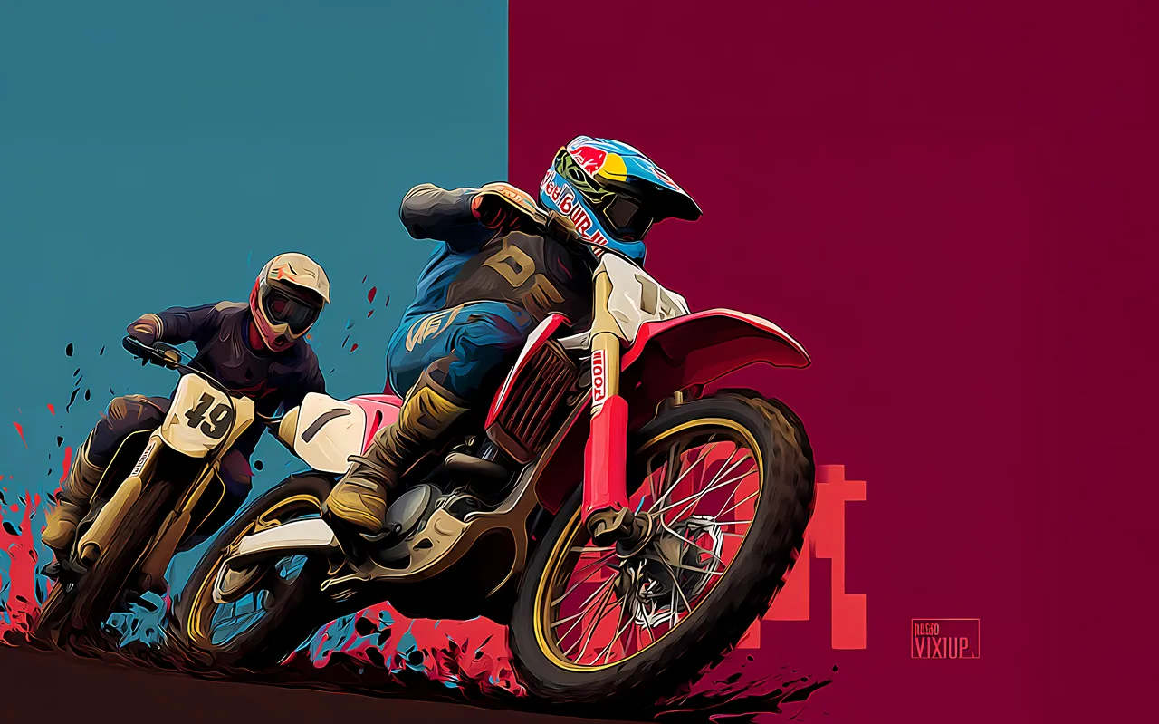 Motocross Illustration 