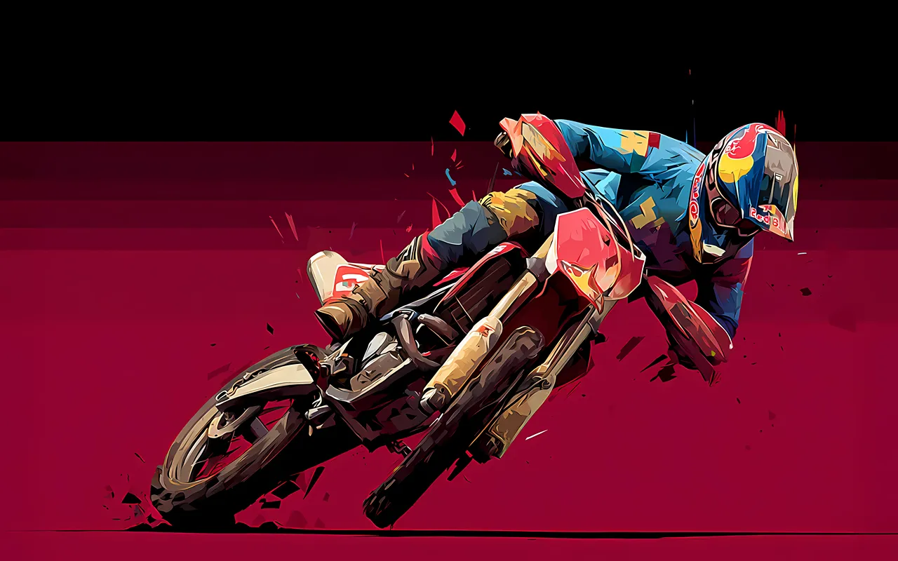 Motocross Illustration 