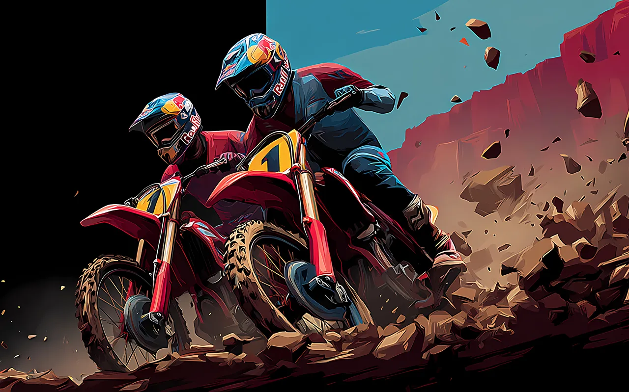 Motocross Illustration 
