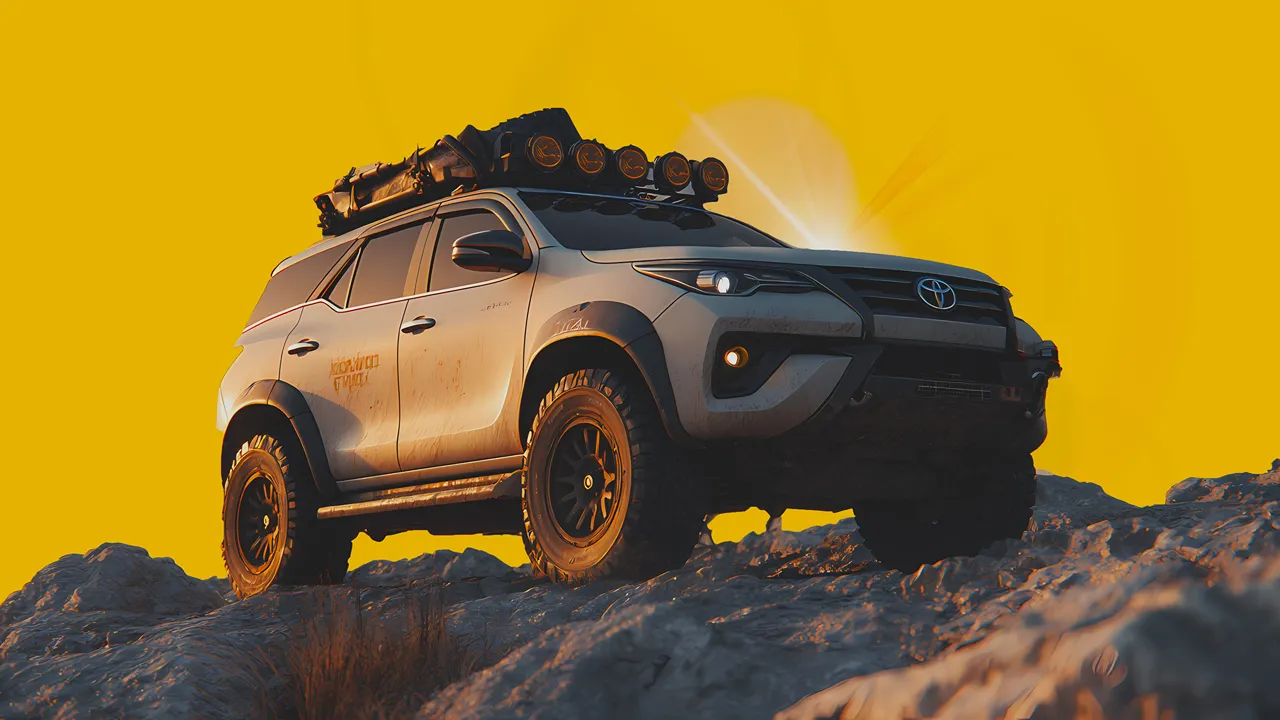 Tpoyota fortuner Background 