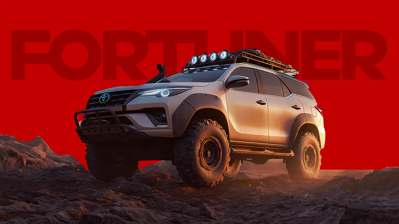Tpoyota fortuner Background 