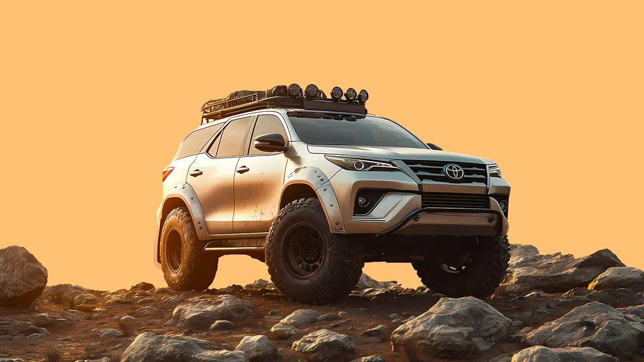 Tpoyota fortuner Background 