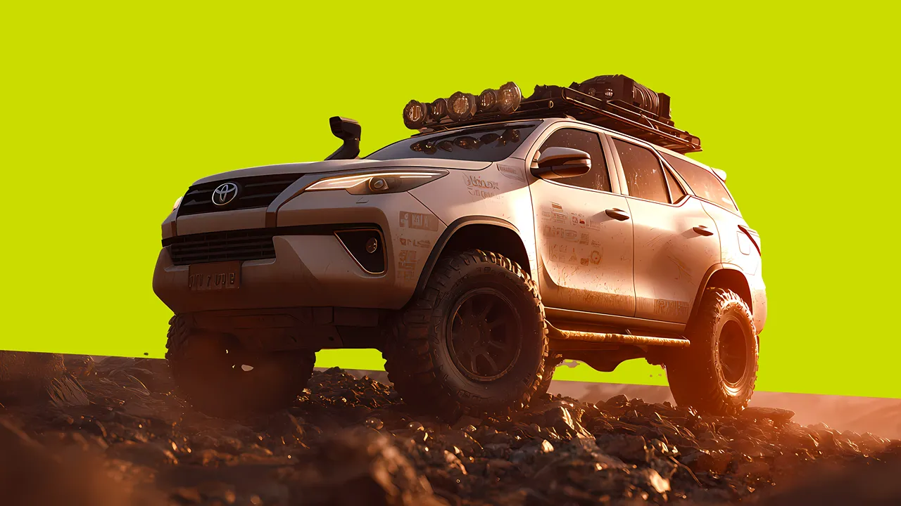 Tpoyota fortuner Background 