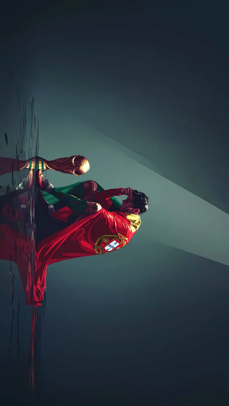 Cristiano Ronaldo with World cup