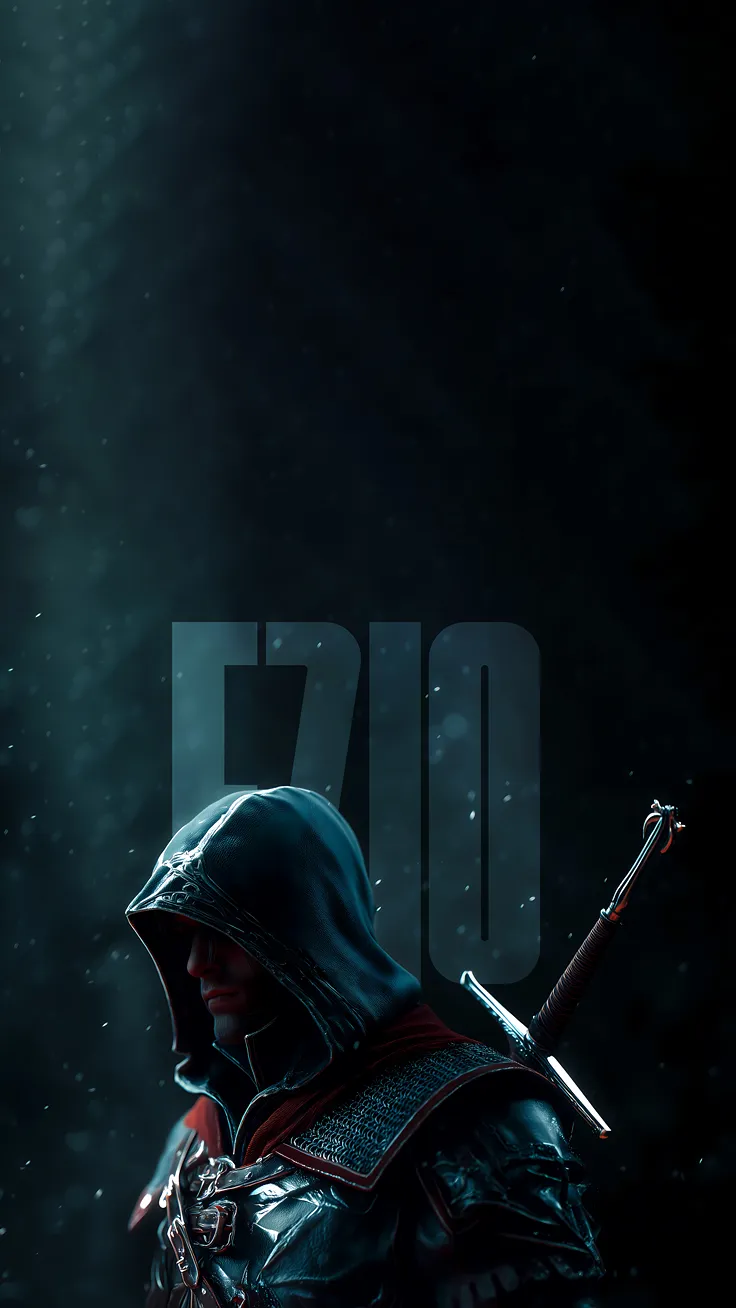 Ezio mobile wallpaper composition