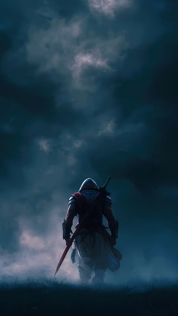 Ezio mobile wallpaper composition