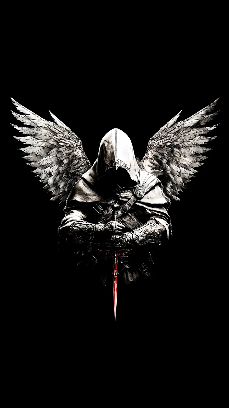 Ezio mobile wallpaper composition