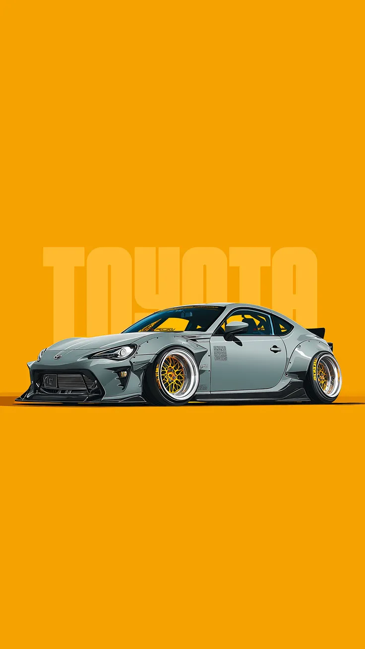 Toyota  minimal backgrounds for Iphone and android