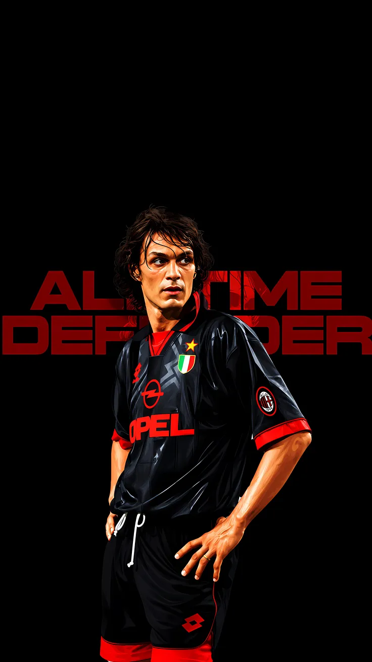paolo maldini illustrations