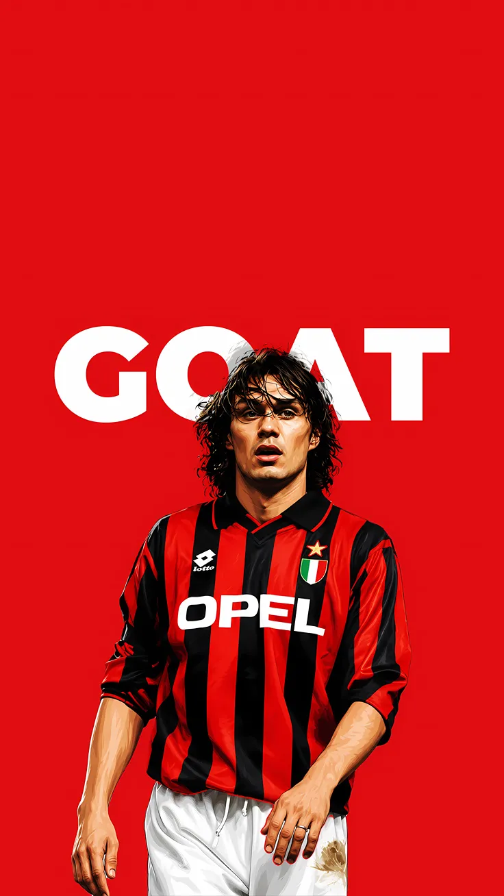 paolo maldini illustrations