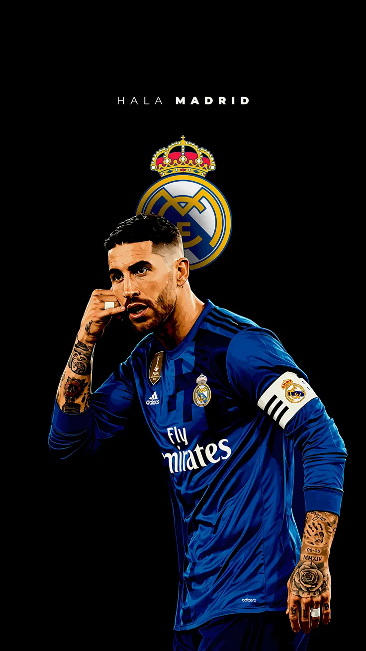 Sergio Ramos illustration