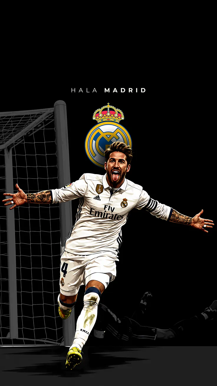 Sergio Ramos illustration
