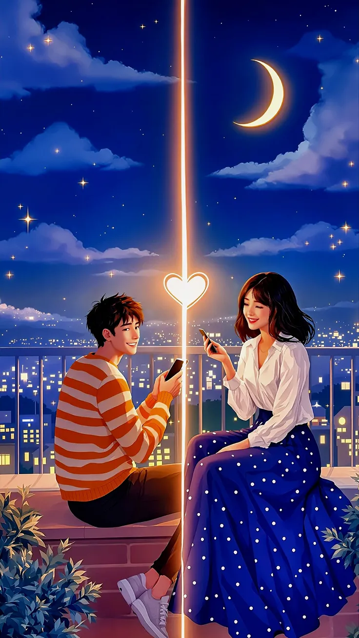 Couple far away close to eachother 💕