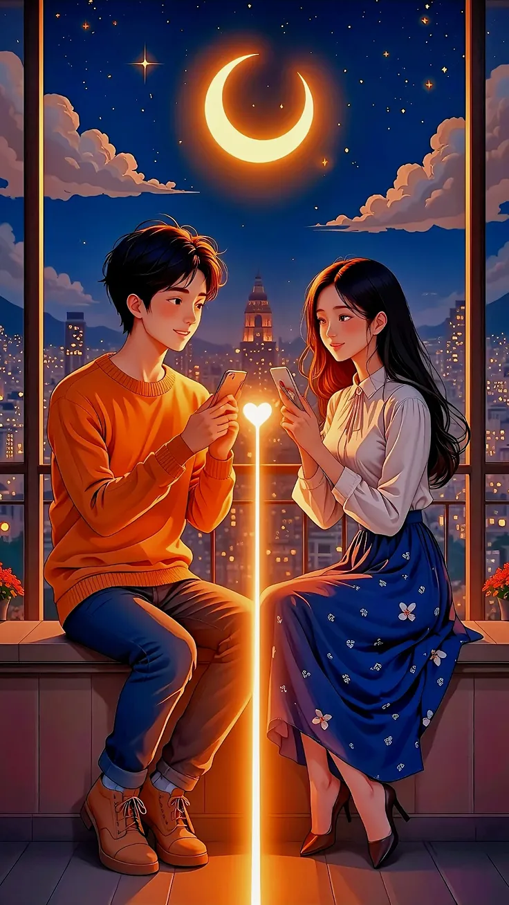 Couple far away close to eachother 💕