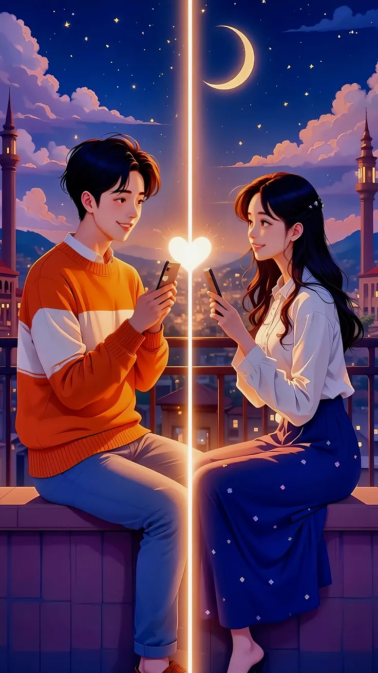 Couple far away close to eachother 💕