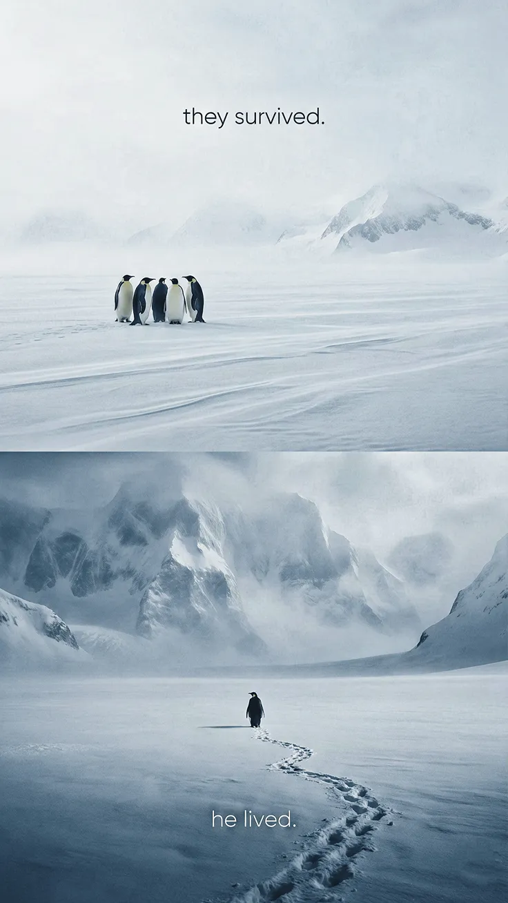 The alone penguin who inspired millions