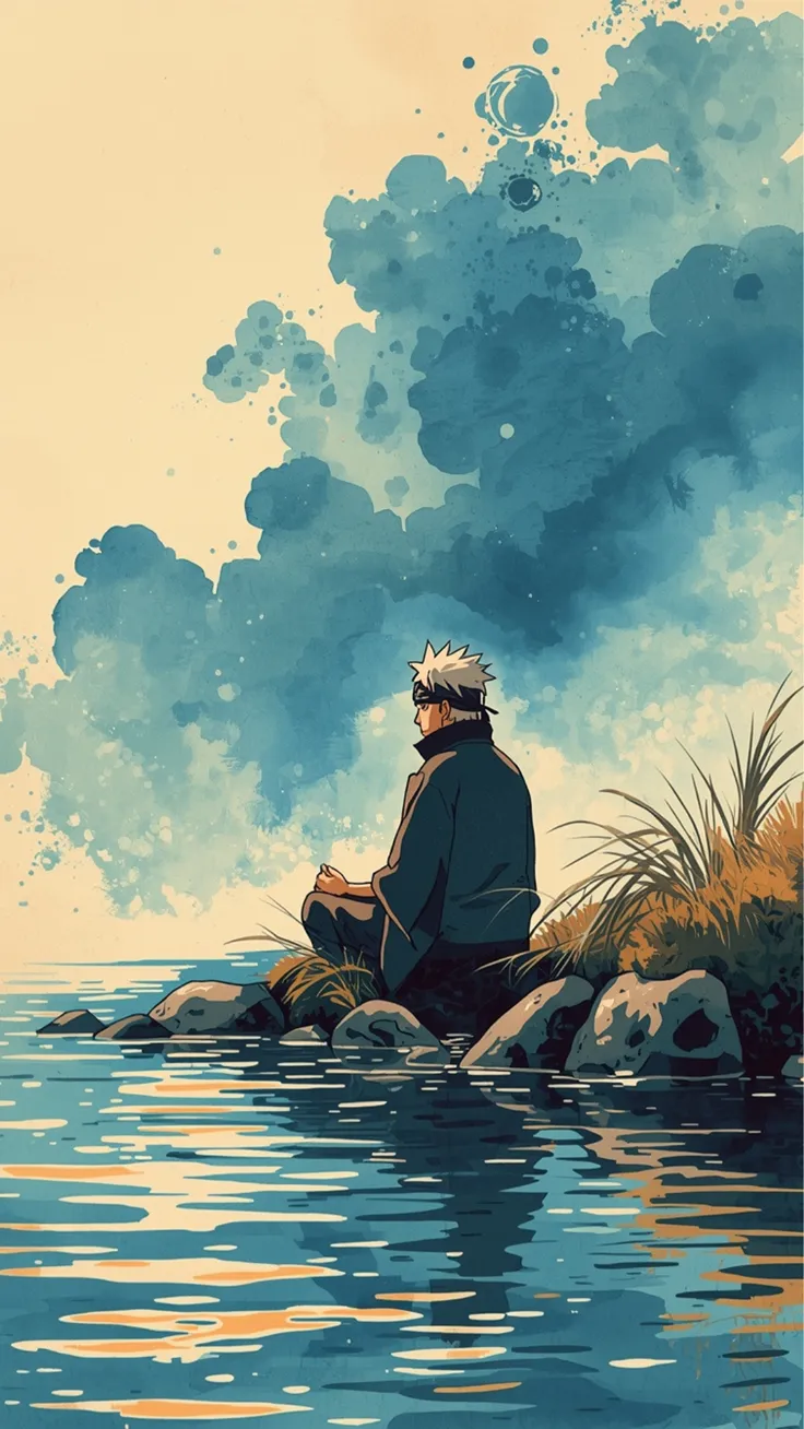 Naruto Watercolor Anime Art Wallpaper 