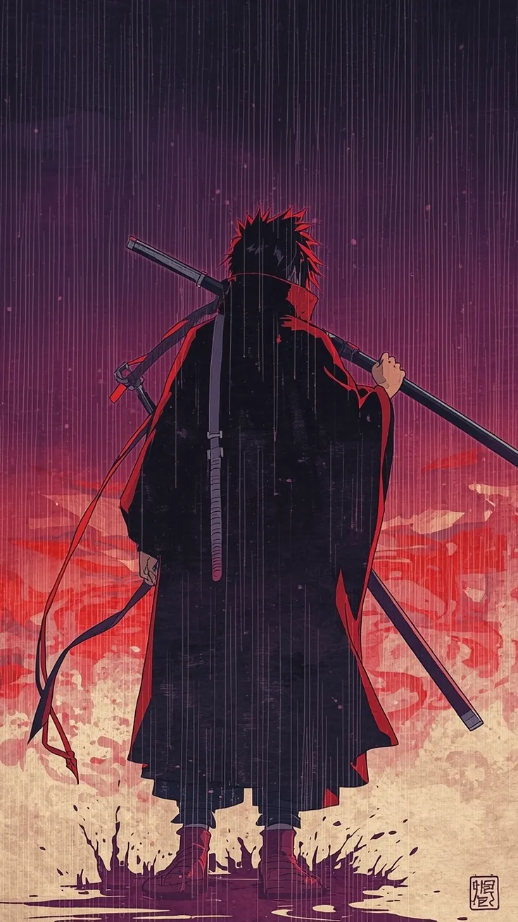 Anime Watercolor Wallpaper 