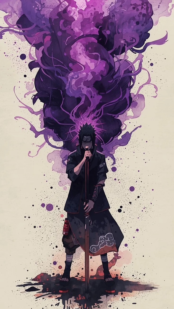 Anime Watercolor Wallpaper 