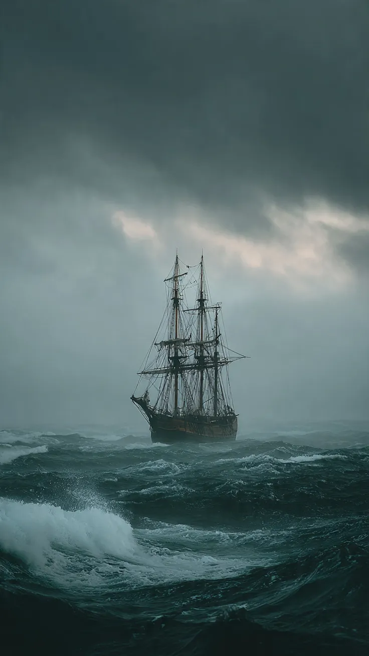 Stormy Ocean Ship Wallpapers
