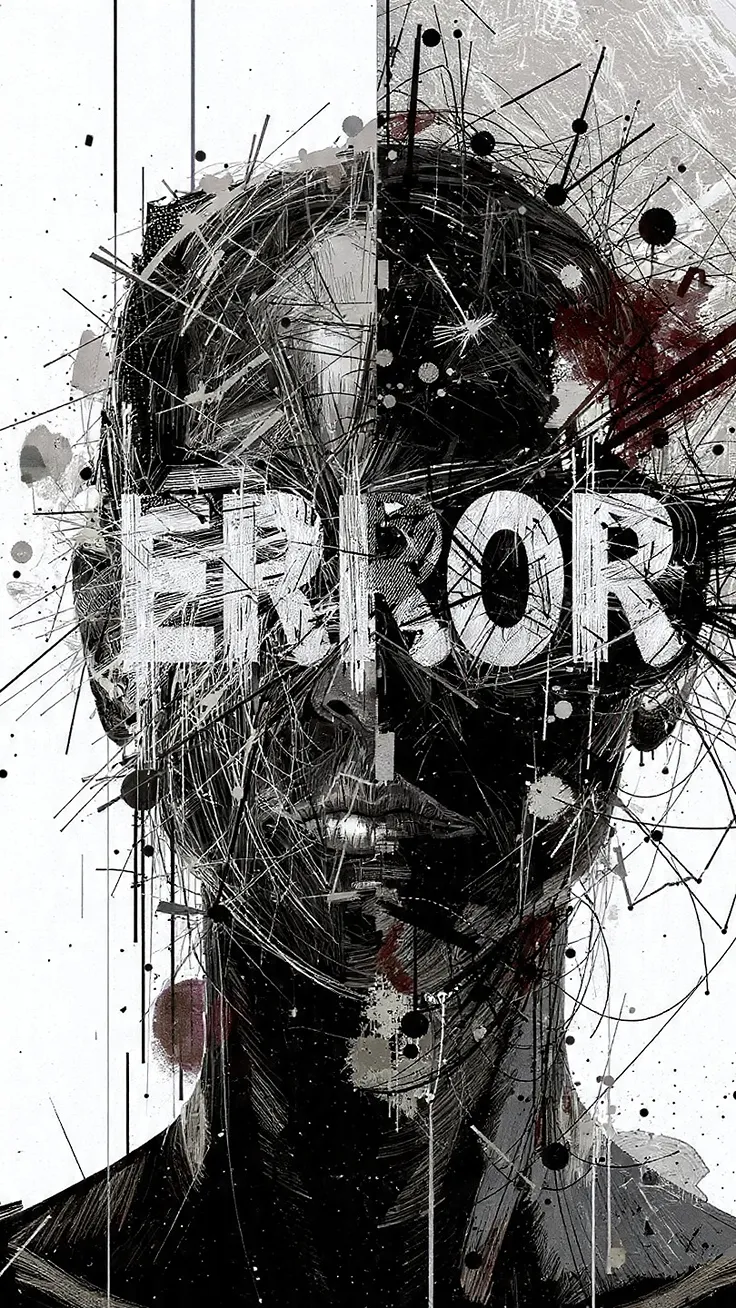Abstract Glitch ERROR Portrait Wallpapers
