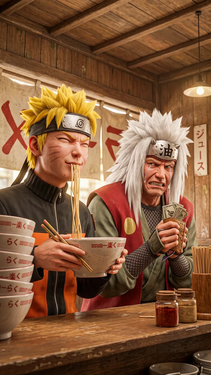 Naruto & Jiraiya Journey The Bond of Master and Student