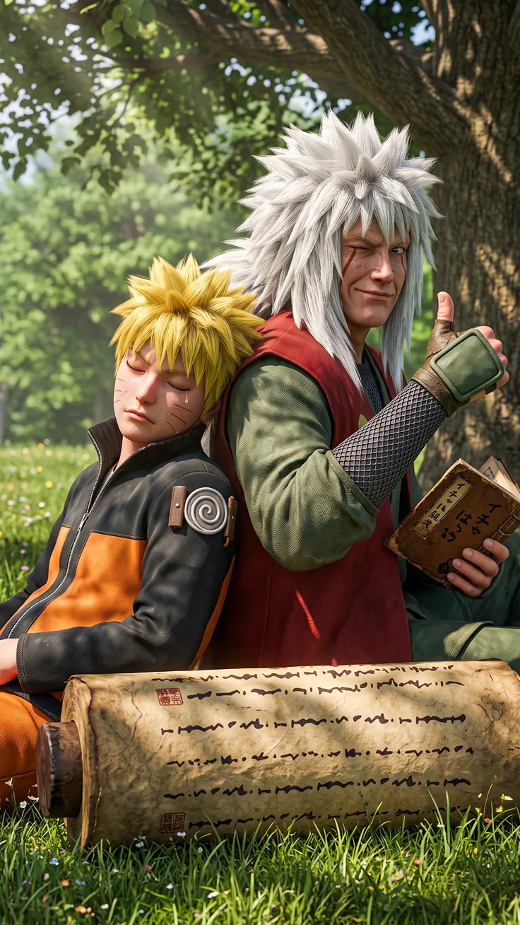 Naruto & Jiraiya Journey The Bond of Master and Student
