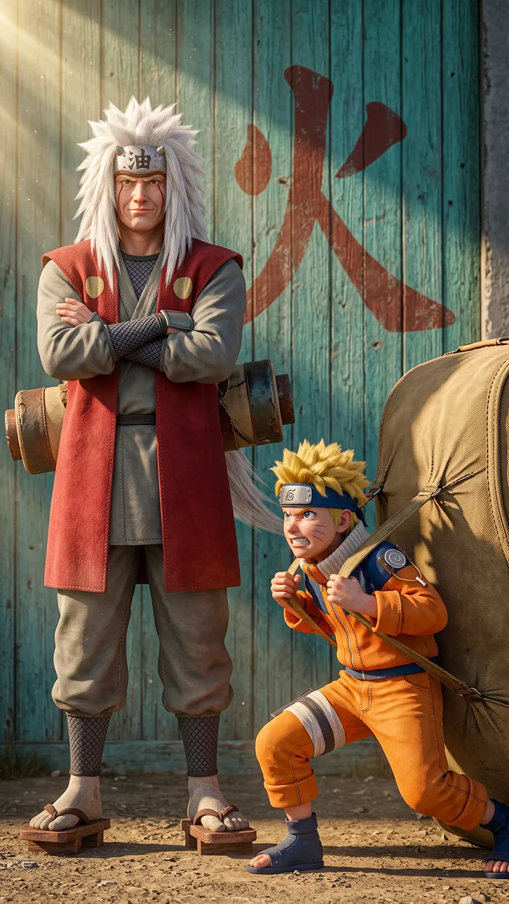 Naruto & Jiraiya Journey The Bond of Master and Student