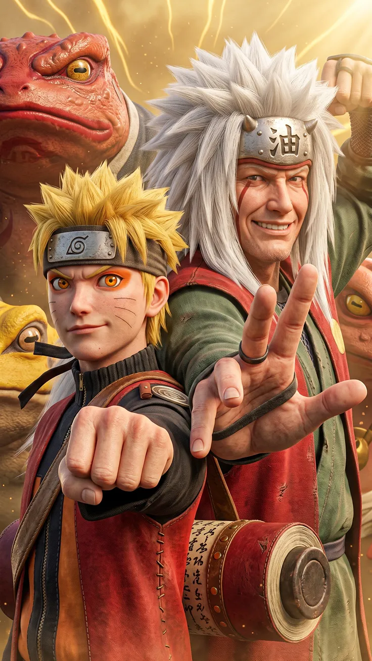 Naruto & Jiraiya Journey The Bond of Master and Student