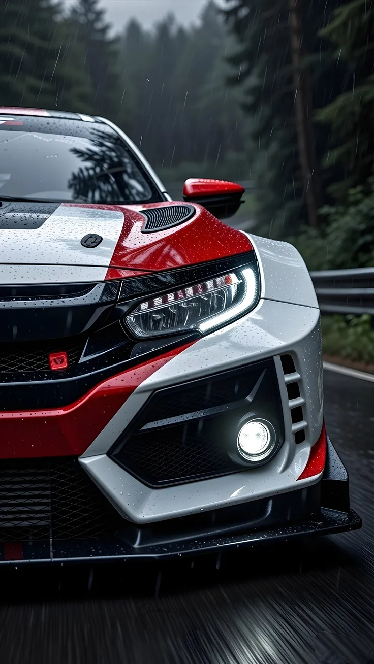 Honda civic rain forests track