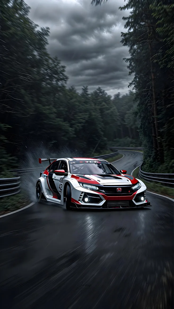 Honda civic rain forests track