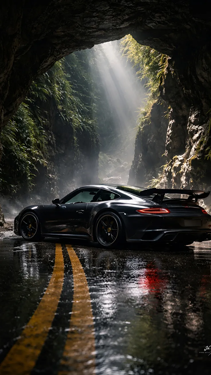 Porsche wallpaper dark Highway