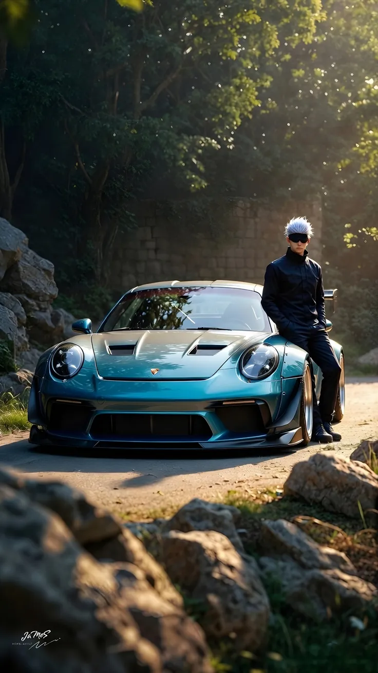 Mind scattered GoJo wallpaper with car