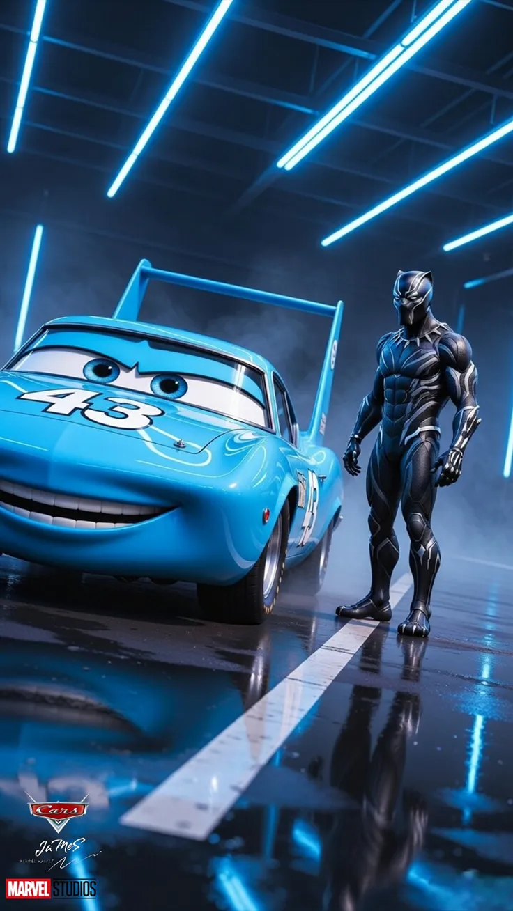 The king with black panther