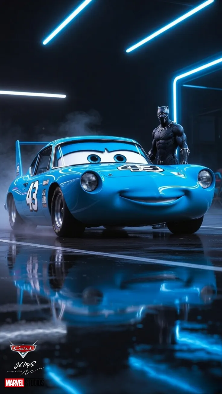 The king with black panther