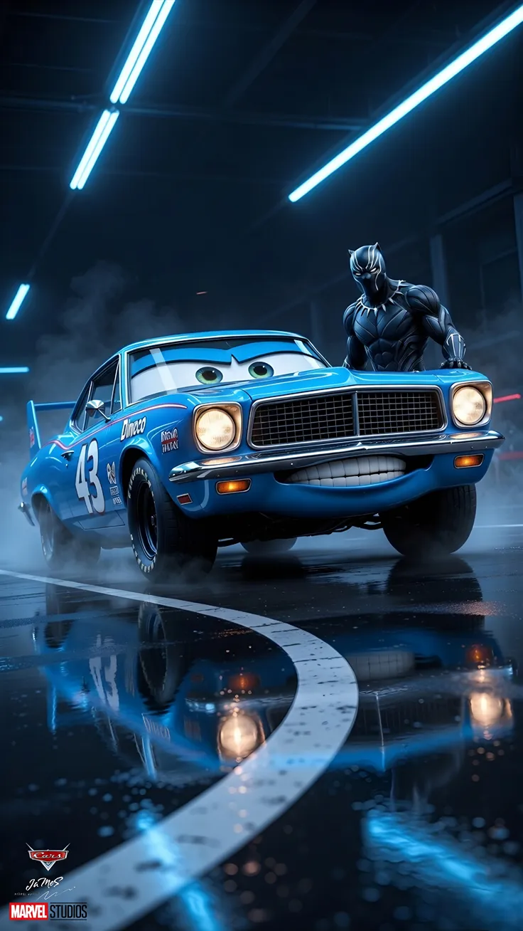 The king with black panther