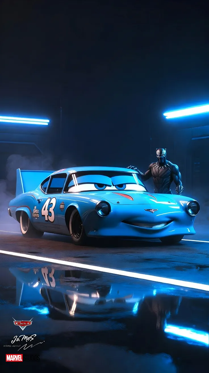 The king with black panther