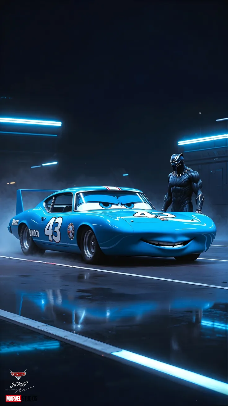 The king with black panther