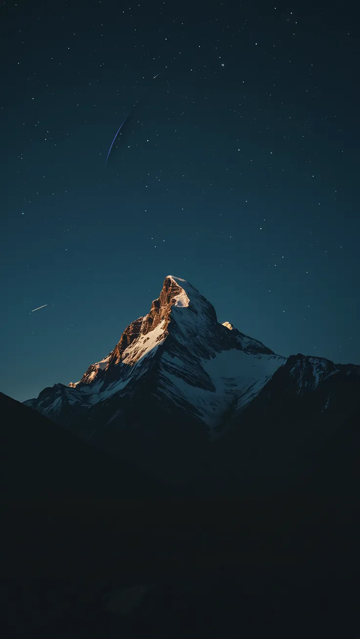 A Peak Alone With the Universe