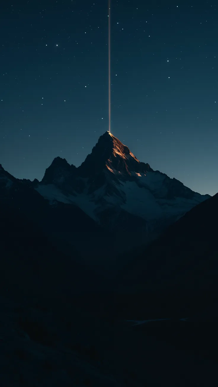 A Peak Alone With the Universe